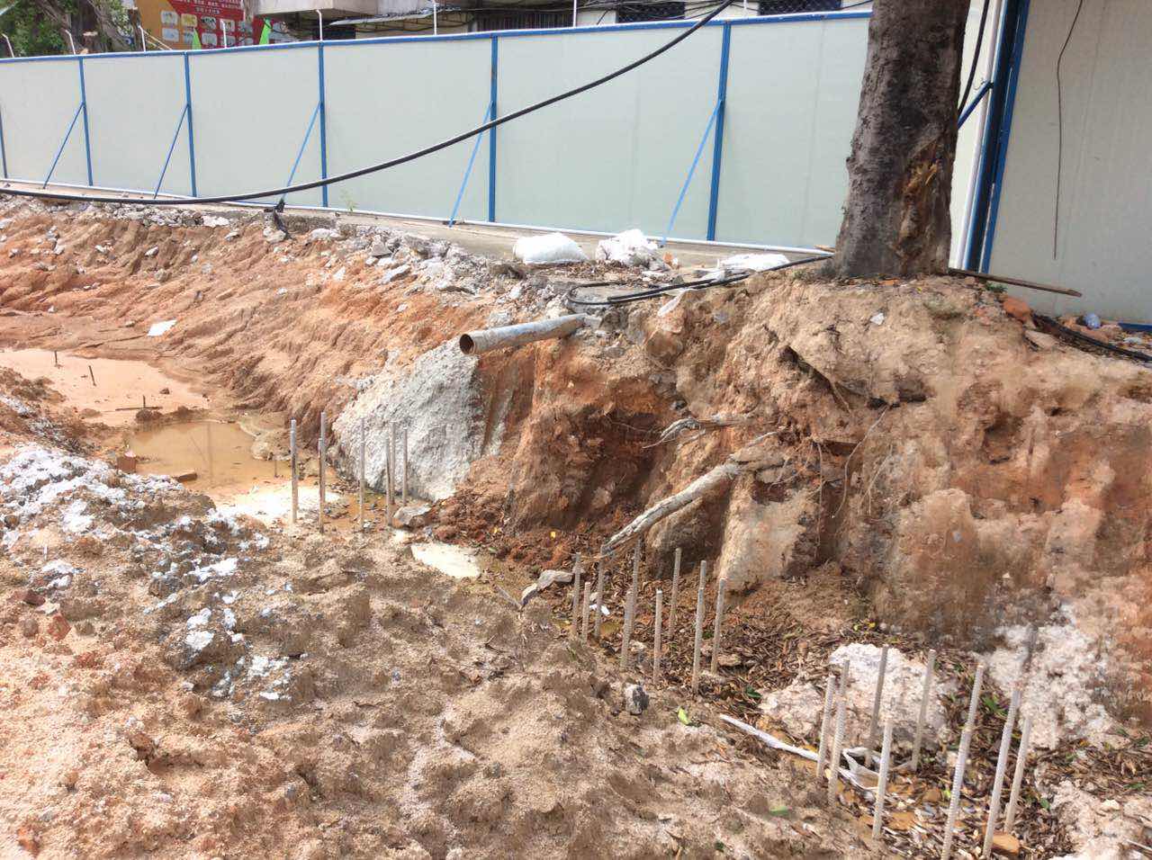 福建經(jīng)濟學校綜合實訓樓項目圍護樁和塔吊基礎施工